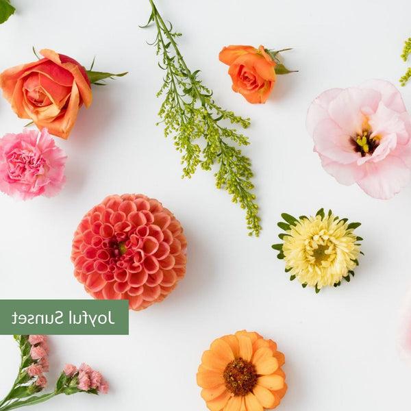 Joyful Sunset Flower Palette